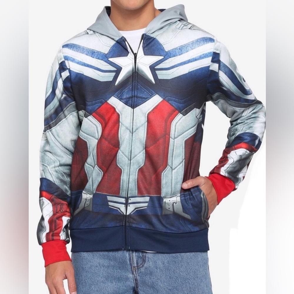 NEW Marvel Captain America Hoodie Size Small